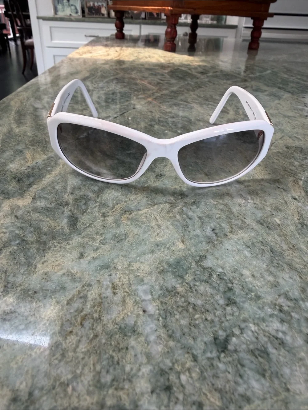White Women's Versace Sunglasses - Fashion Accessory